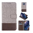 For Nokia 9 PureView MUXMA MX102 Horizontal Flip Canvas Leather Case with Stand & Card Slot & Wallet Function(Brown) - 1