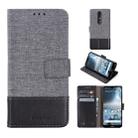 For Nokia 4.2 MUXMA MX102 Horizontal Flip Canvas Leather Case with Stand & Card Slot & Wallet Function(Black) - 1
