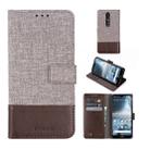 For Nokia 4.2 MUXMA MX102 Horizontal Flip Canvas Leather Case with Stand & Card Slot & Wallet Function(Brown) - 1