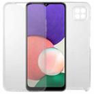 For Samsung Galaxy A22 5G PC+TPU Ultra-thin Double-sided Full Coverage Transparent Soft Case - 1