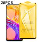 For OPPO Realme 8 / 8 Pro / 9 / 9 Pro+ 25 PCS 9D Full Glue Full Screen Tempered Glass Film - 1