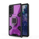 For Samsung Galaxy S20 FE Space PC+TPU Ring Holder Protective Case(Purple) - 1