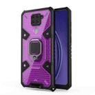 For Xiaomi Redmi Note 9 Space PC+TPU Ring Holder Protective Case(Purple) - 1