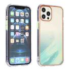 For iPhone 12 mini Star Sea Marble Pattern TPU Protective Case (Clear Water Green) - 1