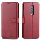 For Xiaomi Redmi K20 / K20 Pro AZNS Calf Texture Magnetic Horizontal Flip PU Leather Case with Holder & Card Slots & Photo Frame(Red) - 1