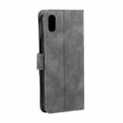 For iPhone XR Three-color Stitching Calf Texture Horizontal Flip Leather Case with Holder & Card Slots & Wallet(Grey) - 3