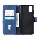 For Xiaomi Poco M3 Three-color Stitching Calf Texture Horizontal Flip Leather Case with Holder & Card Slots & Wallet(Blue) - 4
