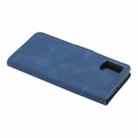 For Xiaomi Poco M3 Three-color Stitching Calf Texture Horizontal Flip Leather Case with Holder & Card Slots & Wallet(Blue) - 7