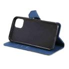 For Xiaomi Mi 11 Three-color Stitching Calf Texture Horizontal Flip Leather Case with Holder & Card Slots & Wallet(Blue) - 5