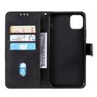 For Xiaomi Mi 11 Three-color Stitching Calf Texture Horizontal Flip Leather Case with Holder & Card Slots & Wallet(Black) - 4