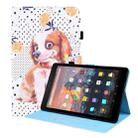 For Amazon Fire HD 8 2015 / 2016 / 2017 / 2018 Animal Pattern Horizontal Flip Leather Case with Holder & Card Slots & Photo Frame & Sleep / Wake-up Function(Little Flower dog) - 1
