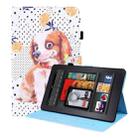 For Amazon Kindle Paperwhite 4 / 3 / 2 / 1 Animal Pattern Horizontal Flip Leather Case with Holder & Card Slots & Photo Frame & Sleep / Wake-up Function(Little Flower dog) - 1