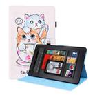 For Amazon Kindle Paperwhite 4 / 3 / 2 / 1 Animal Pattern Horizontal Flip Leather Case with Holder & Card Slots & Photo Frame & Sleep / Wake-up Function(Cat Brothers) - 1