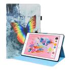 Animal Pattern Horizontal Flip Leather Case with Holder & Card Slots & Photo Frame & Sleep / Wake-up Function For iPad 9.7 2018 / 2017(Color Butterfly) - 1