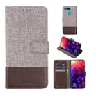 For Huawei Honor V20 MUXMA MX102 Horizontal Flip Canvas Leather Case with Stand & Card Slot & Wallet Function(Brown) - 1