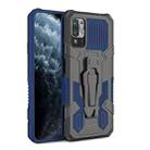 For Xiaomi Redmi Note 10 5G Armor Warrior Shockproof PC + TPU Protective Case(Blue) - 1