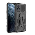 For vivo V21 Armor Warrior Shockproof PC + TPU Protective Case(Black) - 1