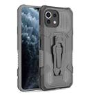 For Xiaomi Mi 11 Lite Armor Warrior Shockproof PC + TPU Protective Case(Grey) - 1