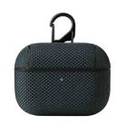 Business Cloth Earphone Protective Case with Hook For AirPods Pro(Dark Green) - 1