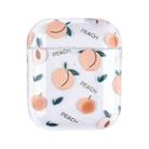 Bronzing Fruit Pattern PC Earphone Hard Protective Case For AirPods 1 / 2(F04) - 1