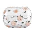 Bronzing Fruit Pattern PC Earphone Hard Protective Case For AirPods Pro(F04) - 1