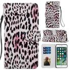 Painted Pattern Horizontal Flip Leather Case with Holder & Card Slots & Photo Frame For iPhone 8 Plus & 7 Plus(Leopard) - 1