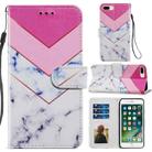 Painted Pattern Horizontal Flip Leather Case with Holder & Card Slots & Photo Frame For iPhone 8 Plus & 7 Plus(Smoke Marble) - 1