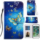 Painted Pattern Horizontal Flip Leather Case with Holder & Card Slots & Photo Frame For iPhone 8 Plus & 7 Plus(Phnom Penh Butterfly) - 1