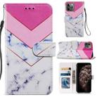 Painted Pattern Horizontal Flip Leather Case with Holder & Card Slots & Photo Frame For iPhone 11 Pro Max(Smoke Marble) - 1