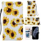Painted Pattern Horizontal Flip Leather Case with Holder & Card Slots & Photo Frame For iPhone 11 Pro(Sunflower) - 1