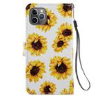 Painted Pattern Horizontal Flip Leather Case with Holder & Card Slots & Photo Frame For iPhone 11 Pro(Sunflower) - 3