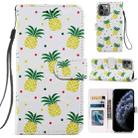 Painted Pattern Horizontal Flip Leather Case with Holder & Card Slots & Photo Frame For iPhone 11 Pro(Pineapple) - 1