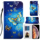 For iPhone X / XS Painted Pattern Horizontal Flip Leather Case with Holder & Card Slots & Photo Frame(Phnom Penh Butterfly) - 1