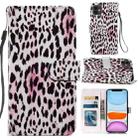 Painted Pattern Horizontal Flip Leather Case with Holder & Card Slots & Photo Frame For iPhone 11(Leopard) - 1