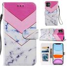 Painted Pattern Horizontal Flip Leather Case with Holder & Card Slots & Photo Frame For iPhone 11(Smoke Marble) - 1