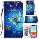 Painted Pattern Horizontal Flip Leather Case with Holder & Card Slots & Photo Frame For iPhone 11(Phnom Penh Butterfly) - 1