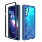 For TCL 20 Pro 5G Starry Sky Solid Color Series Shockproof PC + TPU Case (Blue) - 1