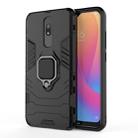 For Xiaomi Redmi 8 / 8A Shockproof PC + TPU Case with Magnetic Ring Holder(Black) - 1