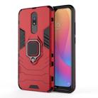 For Xiaomi Redmi 8 / 8A Shockproof PC + TPU Case with Magnetic Ring Holder(Red) - 1