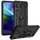 For Motorola Moto G Stylus 5G / 2021 Shockproof TPU + PC Protective Case with 360 Degree Rotating Holder(Black) - 1