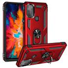 For Motorola Moto G50 Shockproof TPU + PC Protective Case with 360 Degree Rotating Holder(Red) - 1