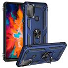 For Motorola Moto G50 Shockproof TPU + PC Protective Case with 360 Degree Rotating Holder(Blue) - 1