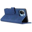 For Xiaomi Mi 11 AZNS Skin Feel Calf Texture Horizontal Flip Leather Case with Card Slots & Holder & Wallet(Blue) - 6