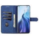 For Xiaomi Mi 11 AZNS Skin Feel Calf Texture Horizontal Flip Leather Case with Card Slots & Holder & Wallet(Blue) - 7