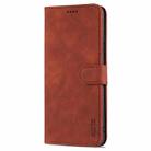 For OPPO A15 / A35 4G AZNS Skin Feel Calf Texture Horizontal Flip Leather Case with Card Slots & Holder & Wallet(Brown) - 2