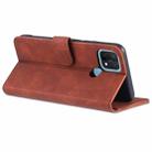For OPPO A15 / A35 4G AZNS Skin Feel Calf Texture Horizontal Flip Leather Case with Card Slots & Holder & Wallet(Brown) - 6