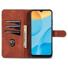 For OPPO A15 / A35 4G AZNS Skin Feel Calf Texture Horizontal Flip Leather Case with Card Slots & Holder & Wallet(Brown) - 7