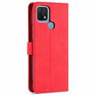 For OPPO A15 / A35 4G AZNS Skin Feel Calf Texture Horizontal Flip Leather Case with Card Slots & Holder & Wallet(Red) - 3