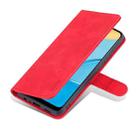 For OPPO A15 / A35 4G AZNS Skin Feel Calf Texture Horizontal Flip Leather Case with Card Slots & Holder & Wallet(Red) - 4
