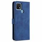 For OPPO A15 / A35 4G AZNS Skin Feel Calf Texture Horizontal Flip Leather Case with Card Slots & Holder & Wallet(Blue) - 3